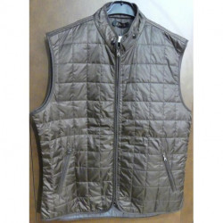 GILET JUMFIL MATELASSE MARRON